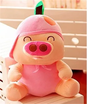vaisių rožinė, persiko dizaino 18cm Mcdull kiaulių pliušinis žaislas kūdikio žaislas Kalėdų dovana h590