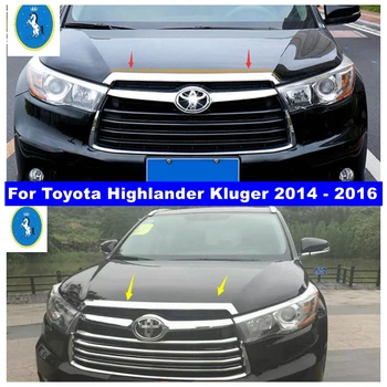 Bamperio Kapoto Iki Tinklelis Grilio Grotelių Raštas Skydelio Dangtelį Apdaila Toyota Highlander Kluger 2014 - 2016 Priedai Išorė