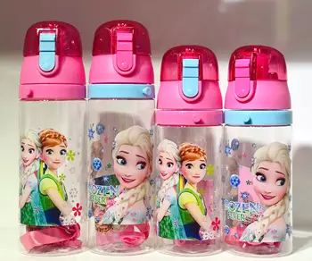 450ML-600ML Disney Užšaldyti Elsa vaikams, vandens butelį, mergaitė, berniukas, taurė cartoon taurė