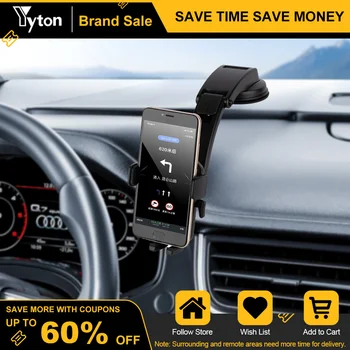 Yyton Automobilį, Mobilųjį Telefoną, Navigacijos Laikiklis 360° Plačiausią Peržiūrėti Siurbtukas Pobūdžio Priemonė Automobilio, Mobiliojo Telefono Laikiklis, Auto Dalys