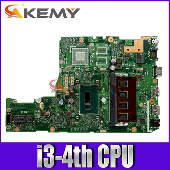 Akemy Už Asus X302 X302L X302LJ X302LA Laotop Mainboard X302LA Plokštė su i3-4 CPU