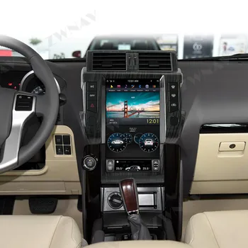 Tesla Stilius Android 11 PX6 Automobilių GPS Navigacijos TOYOTA LAND CRUISER 150 Prado 2014-2017 Headunit Multimedia Player Auto Radijas