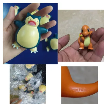 Originali Pokemon Lėlės Animacinių filmų Charmander Snorlax PVC Veiksmų Skaičius, Žaislai Anime Pocket Monstras Paveikslas Modelis, Žaislai Vaikams, Dovana