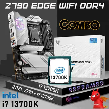 MSI MPG Z790 KRAŠTO WIFI DDR4 LGA 1700 Plokštė i7 13700K Procesorius Rinkinio M. 2 DDR4 Intel Z790 Mainboard Combo i7 13700K CPU Combo