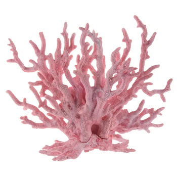Pink Coral Formos Apdailos Ornamentu už Akvariumo Žuvų Bakas