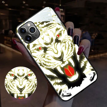 Šviesos Beždžionė Ape Tigras Mobiliojo Telefono dėklas skirtas iPhone 11 12 por max 12mini Funda 
