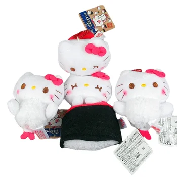 Hello Kitty Pliušinis Raktų Grandinės Suši Formos Mažas Pakabukas Pliušinis Lėlės Lėlės, Kuprinės Pakabuką Maža Dovana