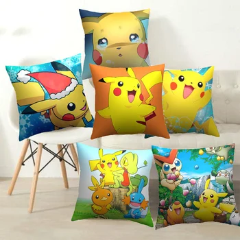 1pcs Pokemon Pikachu Kawaii Užvalkalas Animacinių filmų Anime Mielas Pikachu Kawaii Vaikai Mergina Vaikų Berniukas Gimtadienio Dovana, Namų ūkio Produktai