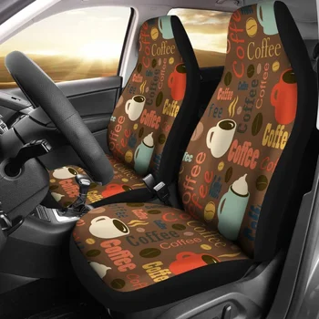 Kavos Automobilių Sėdynių užvalkalai,Pakuotėje 2 Universalus Priekinės Sėdynės Apsauginis Dangtelis