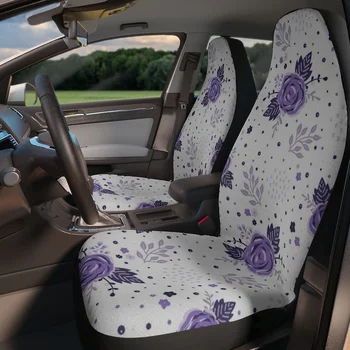 Violetinės Gėlės Automobilių Sėdynės Padengti
