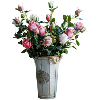 1 vnt Denisfen Bulgarijos Rožė Kokybės Dirbtinės Netikrą Gėlės Šilko Gėlių, Namų Puošimas, Vestuvių Papuošimas Flores AFR0601