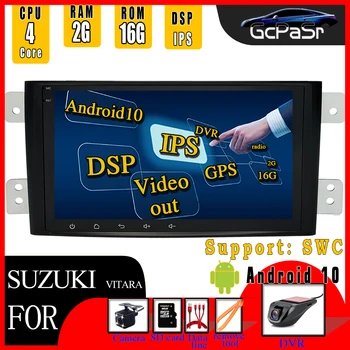 IPS DSP Android10 Automobilio Multimedijos Grotuvo Suzuki grant Vitara navigacija, radijo, vaizdo, garso grotuvas, Multimedia, GPS Navigacijos