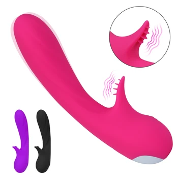 2 in 1 Rabbit Vibratorius Lyžis Klitorio Vigina Masažas, G-taško Stimuliacija Dildo Sekso Žaislai Moterims, Moteriška Masturbator