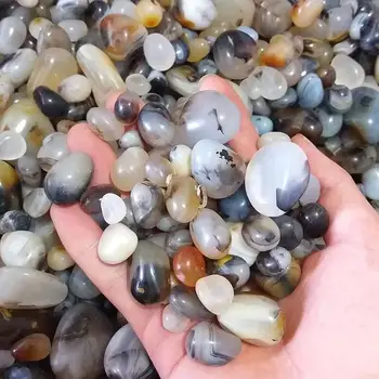 gamtos būgniniai akmens jūrų chalcedony namų apdailos akmuo reiki crystal healing