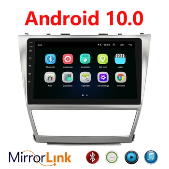 Android 10.0 10.1 Automobilių daugialypės terpės Grotuvas, 2 din automobilio radijo toyota camry 2007-2011 GPS navigacija automagnetolos galvos vienetas