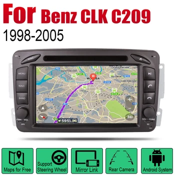 Auto DVD Grotuvas GPS Navigacija Mercedes Benz CLK C209 W209 1998~2005 NTG Automobilio 
