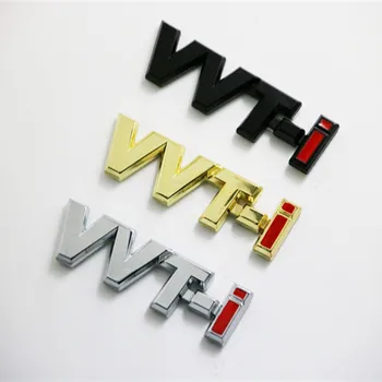 1 VNT 3D Metalo automobilio Logotipas Ženklelis Sparno Lipdukai Lipdukas Toyota VVT-i VVTi Camry Corolla Ralink PRIUS 