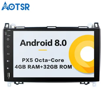 Aotsr Android 8.0 Octa core GPS Navigacija, Automobilių Jokių DVD Grotuvas Benz W169 W245 2004-2012 Multimedijos Radijas, Diktofonas Radijas Stereo