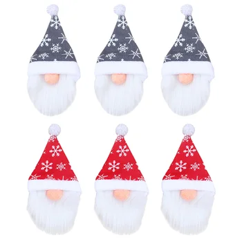 Buteliuko Dangtelį Kalėdų Santa Ornamentu Gnome Toppersdwarf Apdailos Reikmenys 