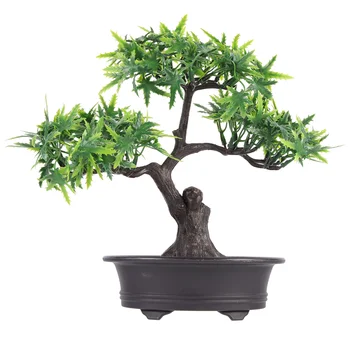 Bonsai Vazoninių Medžių Netikrą Artificialplant Dirbtiniais Kadagio Ornamentu Japonijos Modeliavimas Potpine Žaluma Realus Decorationdesk
