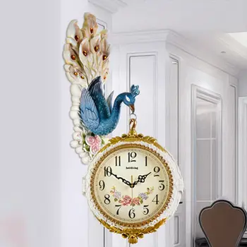 Europos Dvipusis Sieninis Laikrodis Organinio Stiklo Veidrodis Medžiagos Rašalinis Procesas Išjungti Modernaus Dizaino Sieninis Laikrodis Reloj De Sumalti Namuose