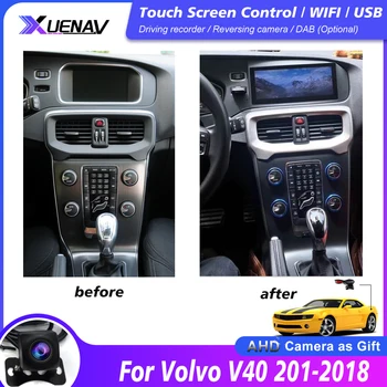 Radijo Multimedia Stereo Grotuvo Volvo V40 2011 2012 2013 2014 2015 2016 2017 2018 automobilių 2 Din 