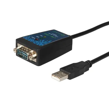 USB 2.0 į Serial RS-232 DB9 9Pin Adapteris Keitiklis Kabelis FTDI Mikroschema Ilgis 1M