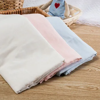 Ekologiškos medvilnės marlės audinio dvigubo sluoksnio siuvimo medžiagos, liuminescencinės-nemokamai kūdikių servetėlę arba rankšluostį drabužius garlaivis medžiaga