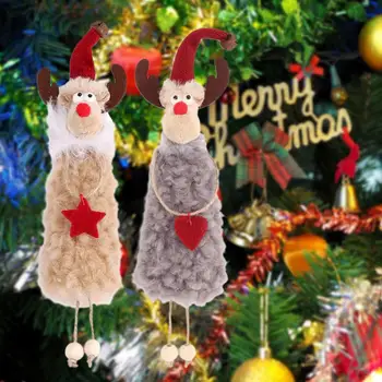 Atostogų Apdaila Rankų Darbo Kalėdų Medžio Pakabukas Briedis Lėlės Kabinti Ornamentu Namų Puošybai