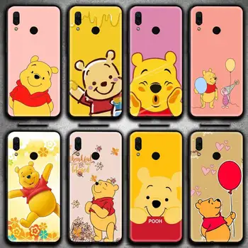 Mielas Animacinių filmų Pooh Bear Telefoną Atveju Huawei Y6P Y8S Y8P Y5II Y5 Y6 2019 P Smart Premjero Pro