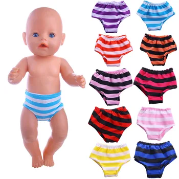 Lėlės priedai lėlės kelnaitės 18 colių amerikos lėlės ir 43 cm born lėlės mergaitėms, žaislai