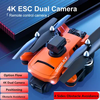 Atnaujinti Drone su 4K ESC HD Dual Camera 360 Visas Kliūtis, Išvengti Optinio Srauto Užveskite Poziciją, Sulankstomas Quadcopter Berniukas Vaikas Dovana