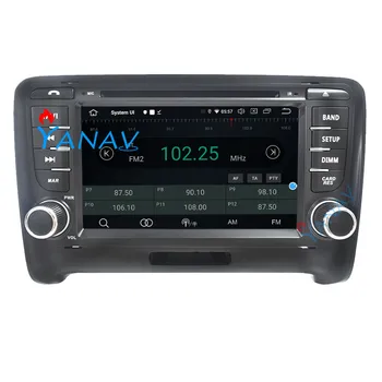 2 DIN automobilio radijo garso Android stereo imtuvas-Audi TT MK2 8J 2006-2013 M. GPS navigacija, automobilinis video HD ekranas grotuvo galvos vienetas