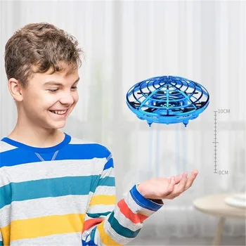 Naujas UFO Gestas Jutikliai Sustabdytas Orlaivių Smart skraidančia Lėkšte su LED Šviesos Drone Vaikų Suaugusiųjų Žaislas Dovana