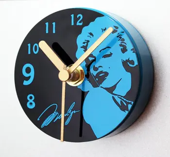 Marilyn Monroe Laikrodis 3D Šaldytuvas Magnetai Pasaulio Turizmo Suvenyrai, Šaldytuvas, Magnetinis Lipdukas Namų Puošybai