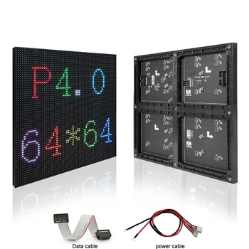 P4 patalpų 256x256mm Smd 64x64 pikselių full RGB scenos nuoma, vaizdo siena ekrane LED ekranas modulis