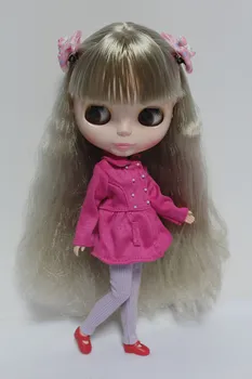 Nemokamas Pristatymas didelis nuolaida RUB-80DIY Nuogas Blyth lėlės gimtadienio dovana girl 4 spalva didelėmis akimis, lėlės su gražių Plaukų mielas žaislas
