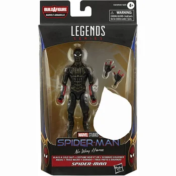 Žmogus-voras Marvel Legends Serijos Black & Gold Kostiumas 6-colių Kolekcines Veiksmų Skaičius, Žaislas 2 Priedai
