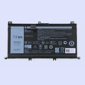 Naujas Originalus Laptopo Pakeitimo Li-ion Baterija Dell Inspiron 15- 7000 7559 7557 7566 7567 5576 357F9 INS15PD-1548B 74WH