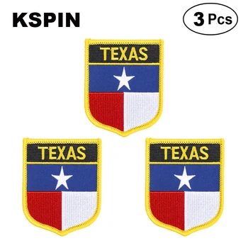 U. S. Texas Shiled Formos vėliava pleistrai nacionalinės vėliavos lopai Cothing PASIDARYK pats Apdailos