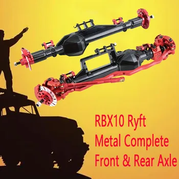 Centrinis RBX10 Ryft Metalo Užbaigti Priekyje & Galinės Ašies 1/10 RC Cralwer Automobilių Atnaujinti Dalys, Priedai