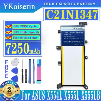 YKaiserin C21N1347 Nešiojamas Baterija Asus X554l X555 X555L X555LD X555LF X555LP X555LI X555LA X555LB X555LN 2ICP4/63/134
