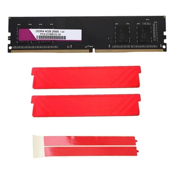 4GB DDR4 2666Mhz RAM Atminties+Vėsinimo Liemenė PC4-21300 1.2 V PC DIMM 288Pin RAM staliniu Kompiuteriu Ram