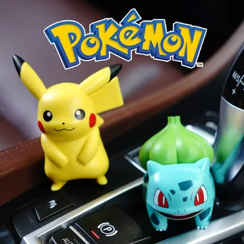 Veiksmų 6 Vnt/set Anime Pokemon Pikachu PVC Modelis Žaislai Vaikams, Stalo Dekoras Mielas Squirtle Charmander 8 Cm, Automobilių Apdailos Dovanos