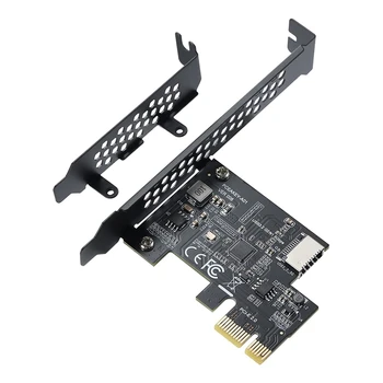 PPYY-PCI-E 1X USB 3.2 GEN1 5Gbps Tipo E-Key Plėtros Kortelę,Priekinio Skydelio Tipas-C Sąsają ir KOMPIUTERIO(ASM1042A)